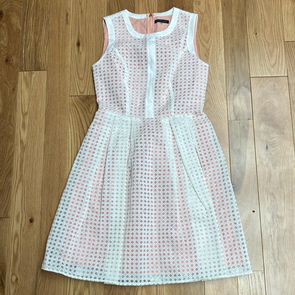 Tommy Hilfiger Blush and Cream dress